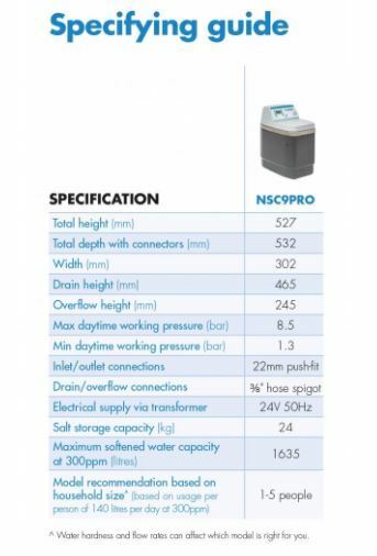 Tapworks 9L Water Softener INC INST KIT for 1-5 People - NSC9PRO