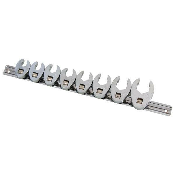 Crows Foot Wrench Set 8 Piece 3/8 Drive