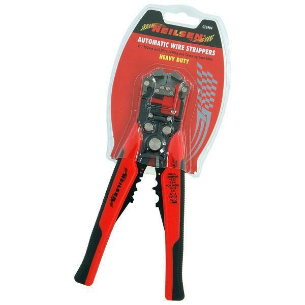 8" 200mm Heavy Duty Automatic Wire Strippers Cutting & Crimping