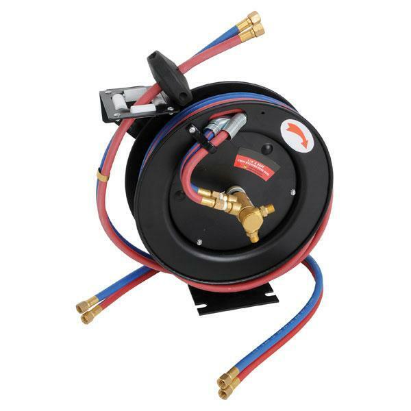 25ft x 1/4 inch Twin Welding Hose Reel