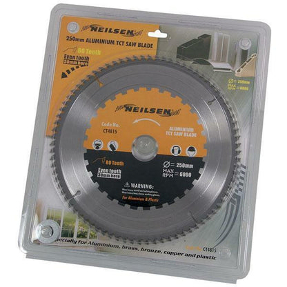 250mm TCT Circular Saw Blade - Aluminium, Brass, Copper. Plastic & More