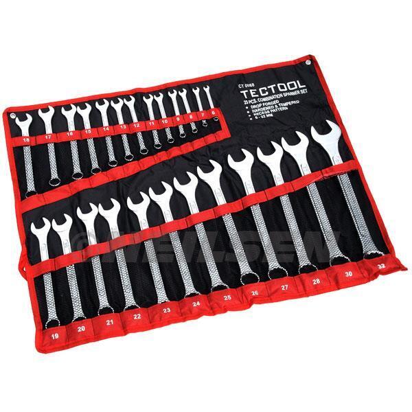 Tectool Spanner Set Drop Forged 25pcs Set In Wallet