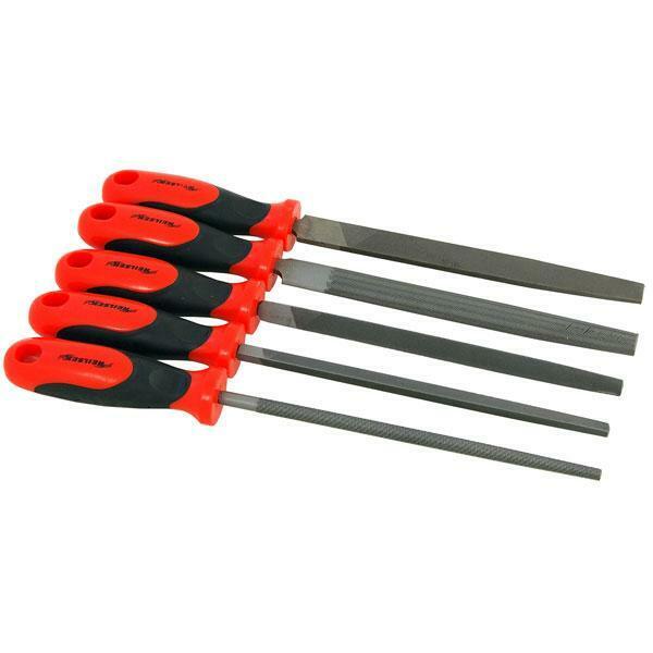 File Set 5 Piece 2/200 mm Metal File Flat Square Round
