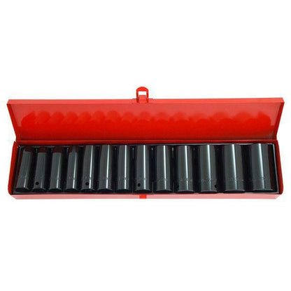 Socket Set - 14 Piece 1/2inch Drive - Deep Impact