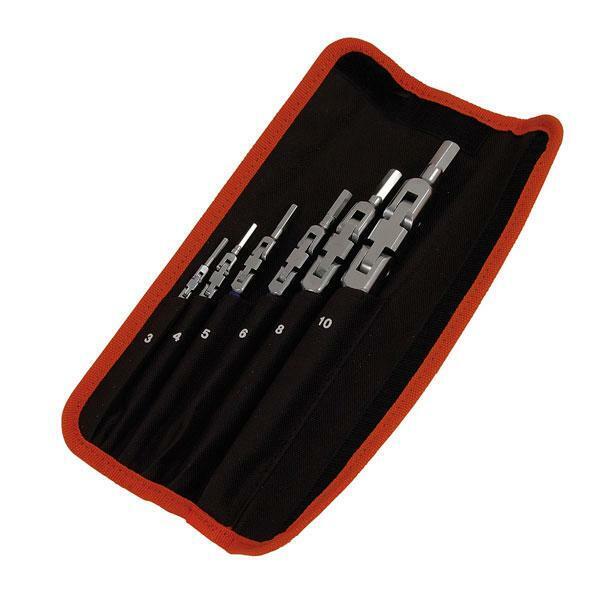 6pc Multi Jointed Hex Wrench Set 3,4,5,6,8 & 10mm