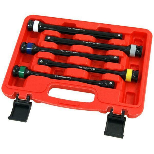 1/2 €� Drive 8" Long Torque Limiting Socket Extension Bar Set Heavy Duty