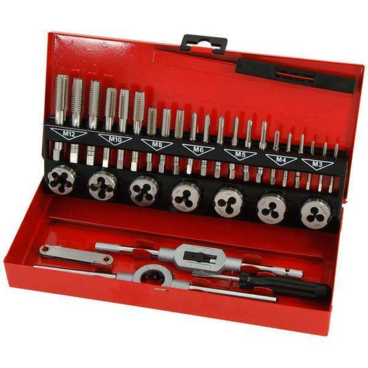 Tap And Die Set 32 Piece Metric HSS