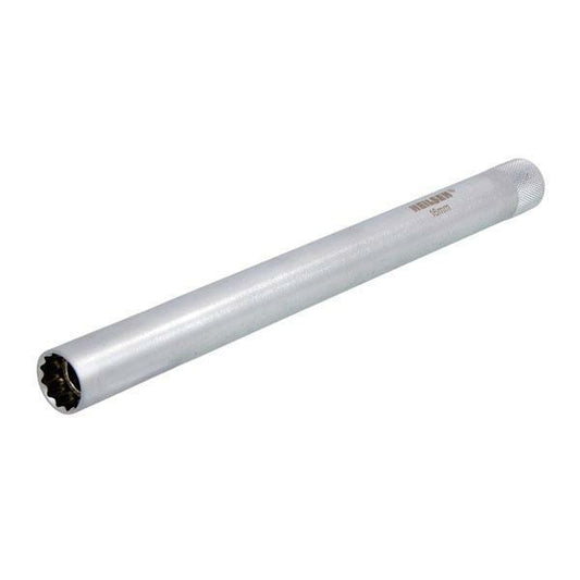 16mm 3/8" dr 250mm Extra Long Spark Plug Socket - 12 Pt