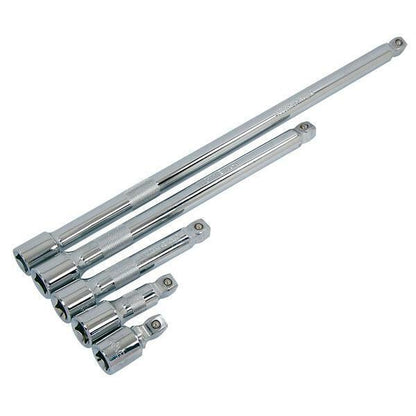 Extension Bars - 5pc Set 1/2in Wobble End Crv