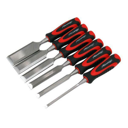 6 Piece Wooden Chisel Set Woodworking Carpenter