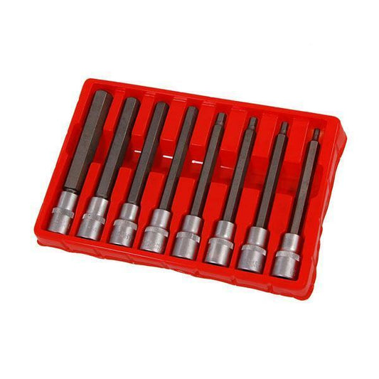 Hex Bit Set - 8 piece 1/2 drive Extra Long