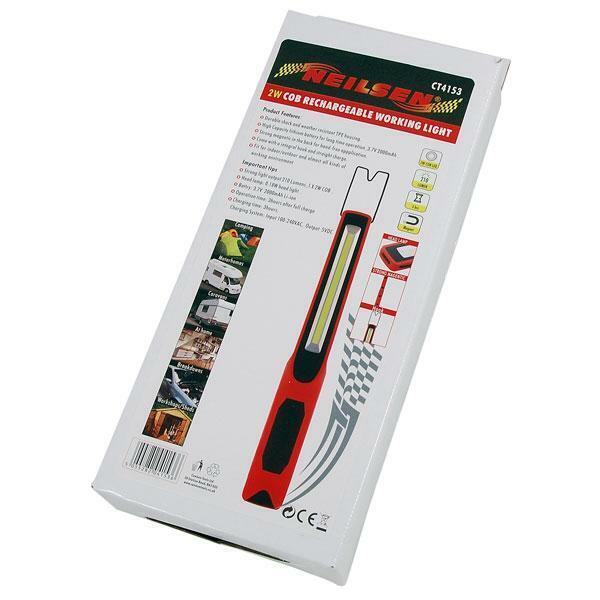 2w COB LED Rechargeable Working / Camping Light