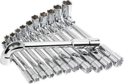 Double Head Hex Socket Spanner Set, 12pcs, 8-19mm