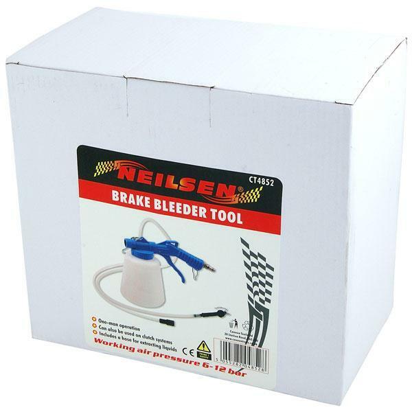 Brake & Clutch Fluid Bleed System with PCL Air Fitting