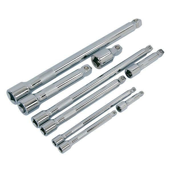 Extension Bars - 9 Piece Set 1/4 inch 3/8 1/2 Drive