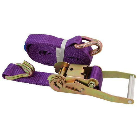 Ratchet Tie Down Strap 4m with claw hook for up to 2500kg