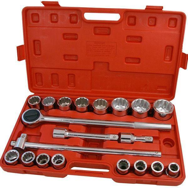 20 Piece Socket Set Wrench Set 3/4 Drive