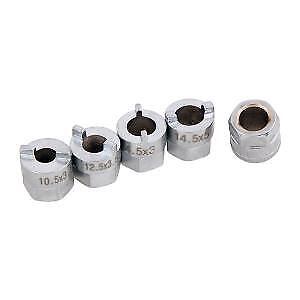 5pc Front & Rear Suspension Strut Nut Set - Audi VW Mercedes