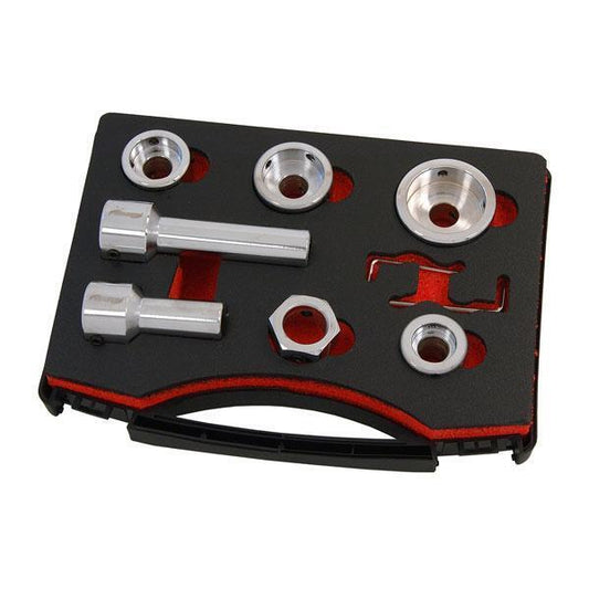 Threading Die Adapter Set. M3 - M14. 9 pcs