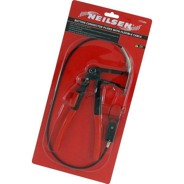 Button Connector Fuel Line Pliers. Flexible Cable