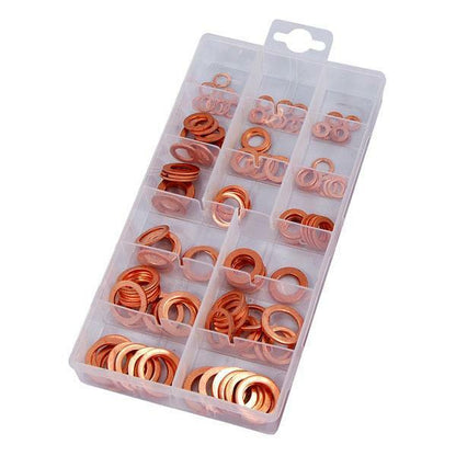 Copper Oil Drain Plug Washer O-ring Assortment