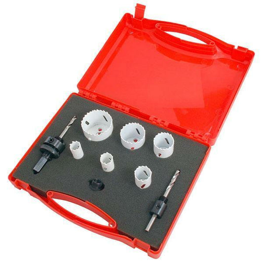 Electrician's Bi-Metal Hole Saw Set. 9pc 18 - 51mm