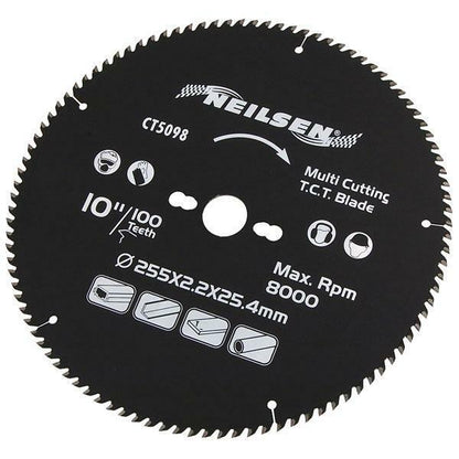 10" Multi Cutting T C T Blade 100 Teeth for CT1415 & CT1416