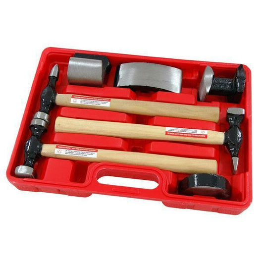 7pc Panel Beating Kit / Auto Body Repair Tool Kit