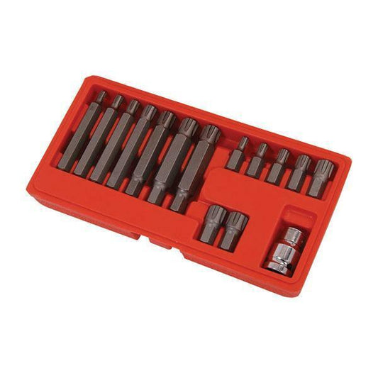 15 Piece Ribe Bit Set Socket Set