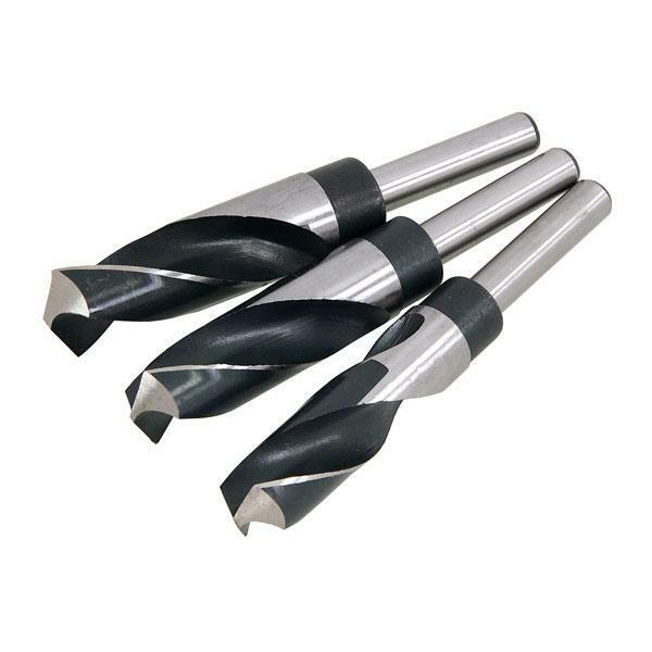 DRILL BIT SET 3pc HSS 22, 24, 25mm Reduced 12.8mm shanks