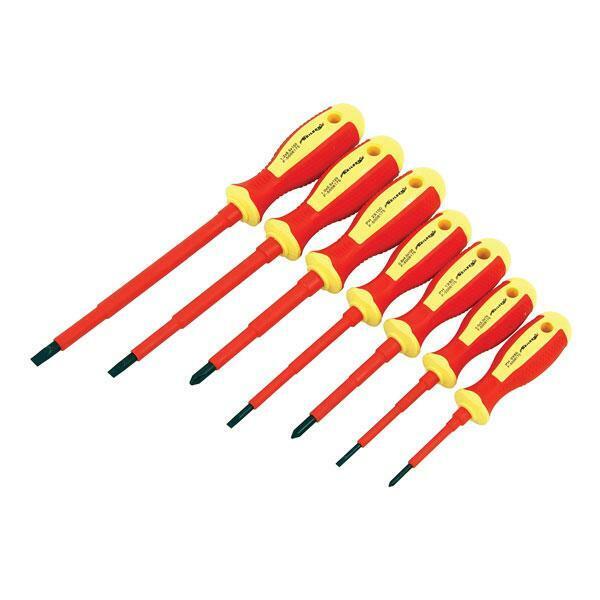 Screwdriver Set - 7 piece Precision VDE Flat Pozi 1000V