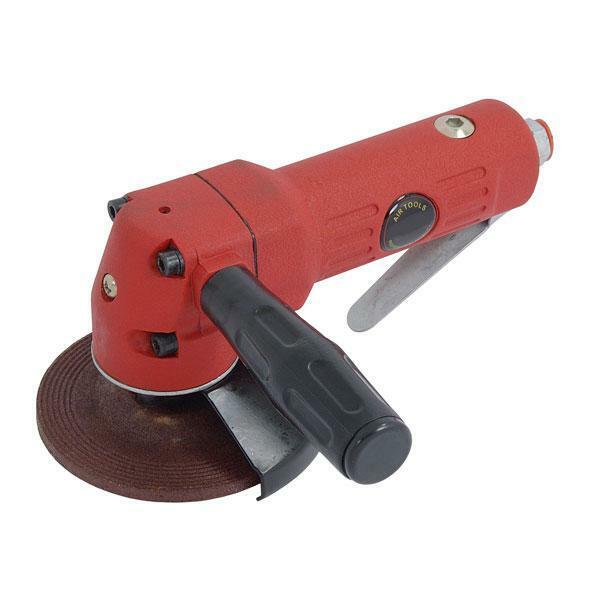 4" Air Powered Angle Grinder Tool with Grinding Disc