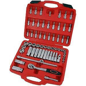 61pc - 3/8" Drive - Socket & Bit Set w/ Deep Sockets Metric