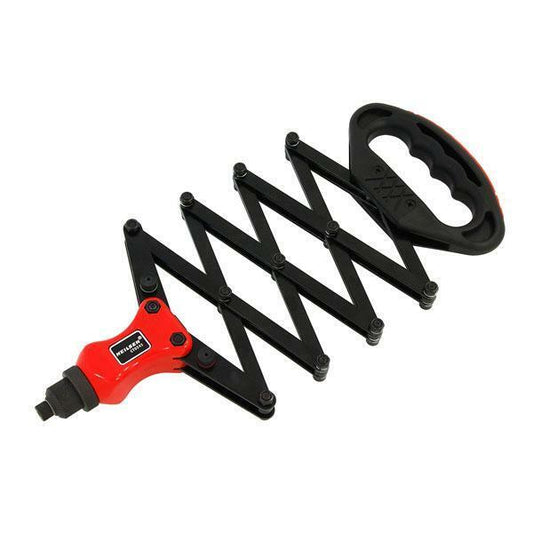 Lazy Tongue Riveter Heavy Duty Rivet Gun 5 Nozzles