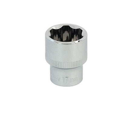 17mm Super Lock 6 Point Socket - 3/8" Drive - Chrome Vanadium