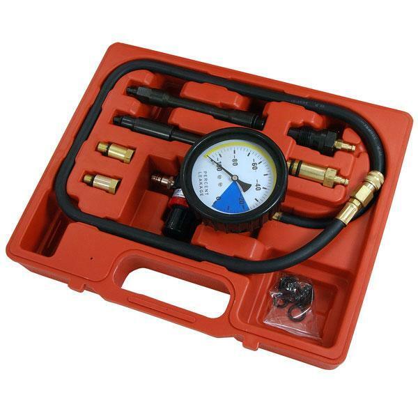 Cylinder Leak Tester. Petrol & Diesel Engines. Gauge & Adaptors