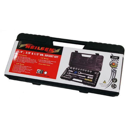 Socket Set 52 Piece 1/4" 3/8"1/2" Drive