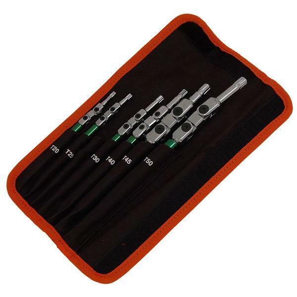 6pc Star Torque Wrench Set T20 T25 T30 T40 T45 T50