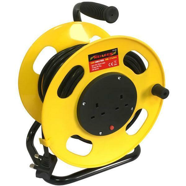 Cable Reel - 50 M / 2 Socket 240 V Long