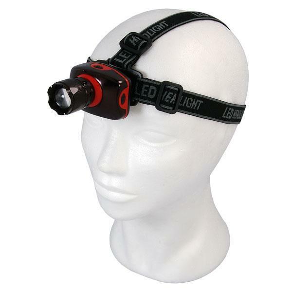 Head Light Torch Adjustable Beam  Shock/Splash Proof 3W LED