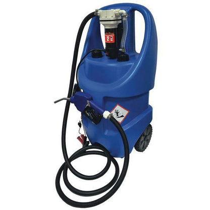 AdBlue Tank & Dispenser. 12v Portable 75ltr 4m Hose