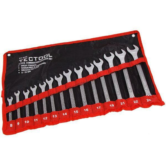 14 Piece Spanner Set Drop Forged Spanner Wrench