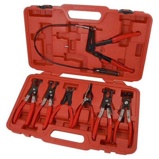 7PC Hose Clamp Pliers Clip Set Mechanics Tools