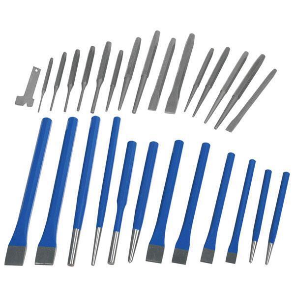 28pc Punch Chisel Set Comprehensive Chrome Vanadium Steel+Pouch