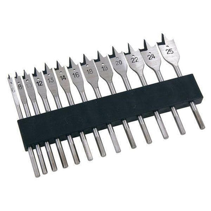 13 Piece Titanium Wood Drill Bit Set Spade Hole Cutter