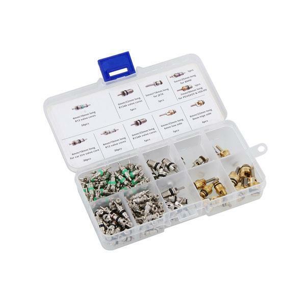 134pcs Air Conditioning Valve Core Kit