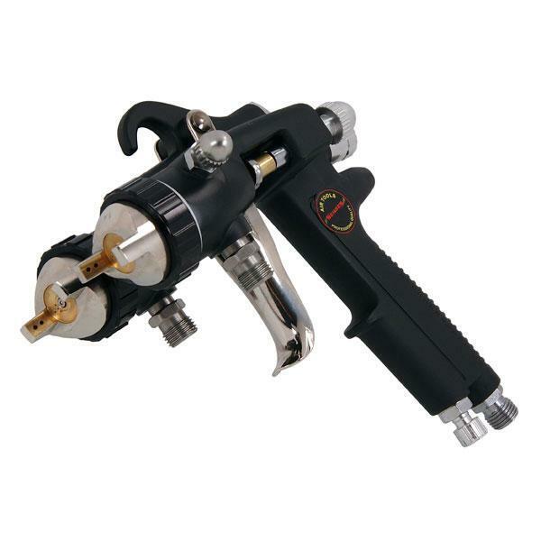 Double Head Spray Gun Air Paint Sprayer 40cm Pattern