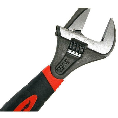 8" 2 In 1 Wide Mouth Adjustable Wrench Pipe Spanner