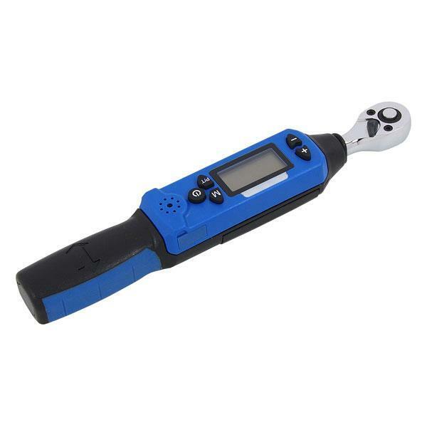 Digital Torque Wrench, 6-30nm Preset Adjustable, 1/4" Dr + Case