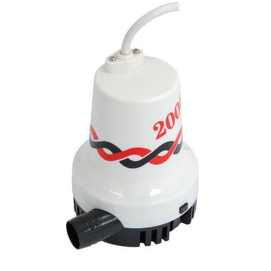 12V Submersible Water Pump / Bilge Pump - 2000gph